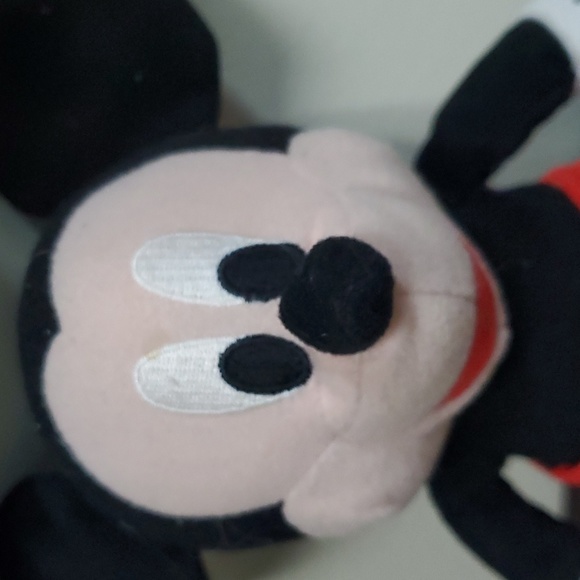 Disney Out Reach Mickey Mouse 10" Plush Hand Heart On Foot Red Cross - Picture 3 of 5